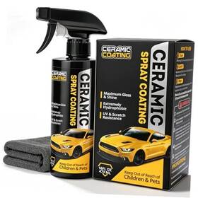 3free 999-1 Ceramic Coating For Cars Extremely Hydrophobic Spray Black