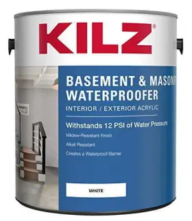 65324 3q Kilz Basement And Masonry Waterproofing Paint Interior/exterior White 1 Gallon