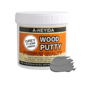Putty-17.63 A-heyida Gray Wood Filler Repair Kit - Paintable Stainable Putty For