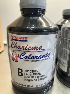 Acc003645-14 Accurate 1d103645 Charisma Colorant Kx/w Lamp Black 32 Fl Oz