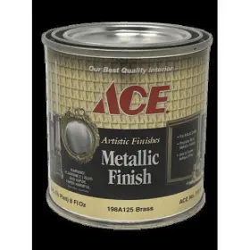 Ace 082901023708 Artistic Finishes Metallic Finish Brass 1/2 Pint