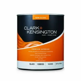 Ace 082901361435 Clark Kensington Semi-gloss Black Acrylic Latex Paint And Primer Indoor 1