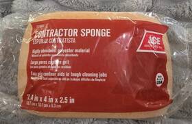 Ace 1218593 Contractor Sponge 7.4 Inch X 4 2.5 Large Pore Highly Absorbent