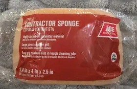1218593 Ace Contractor Sponge 7.4 Inch X 4 2.5 Large Pore Highly Absorbent