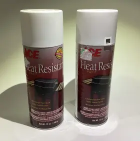 17068a Ace 17068/17068a 2 Heat Resistant Spray Paint Stand Up To 1000 F Color Flat White