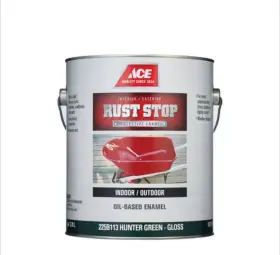 225b113 Ace Rust Stop Indoor / Outdoor Oil-based Hunter Green Gloss Enamel Paint