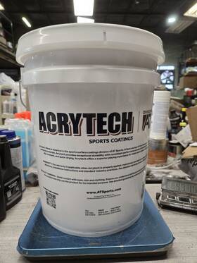 Acrytech 03838 Sports Coatings Ultra Violet Purple Paint- 5 Gallon Bucket