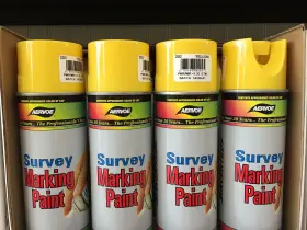 Aervoe 088193002025 202 Yellow Survey Marking Paint - 20-oz Cans 17-oz Net Weight 12