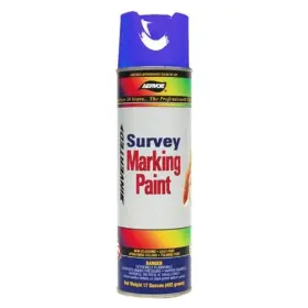 Aervoe 088193002278 227 Fluorescent Survey Marking Paint Aerosol 20 Oz. Blue