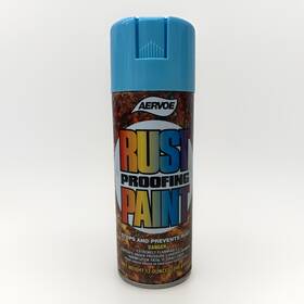 Aervoe 088193003183 318 16oz High Performance Safety Rust Proof Enamel Spray Paint Light Blue