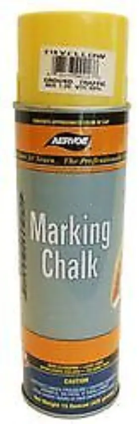 Aervoe 881930021866 Yellow Marking Chalk Spray