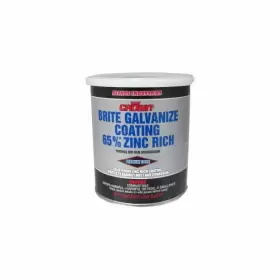 Aer7008q Aervoe Industries Inc. Quart Brite Galvanize Coating 65% Zinc Rich