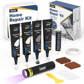 Ailiaili Dmc-3 Quartz Countertop Repair Kit Granite And Marble Clear White Gray Beige