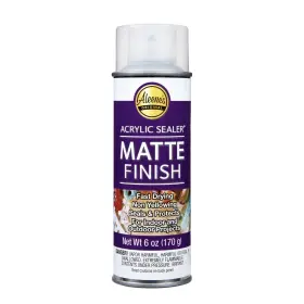 Aleenes 017754264138 Spray Finish 6oz Acrylic Sealer 6 Ounce Pack Of 1 Clear-matte
