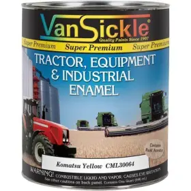 All States Ag Parts A.s.a.p. 636431264386 Komatsu Yellow Tractor Paint Quart