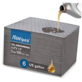 Alyvia Og1013-100 Oil Absorbent Pads Universal For All Liquids Spill 1 Count Pack Of 100