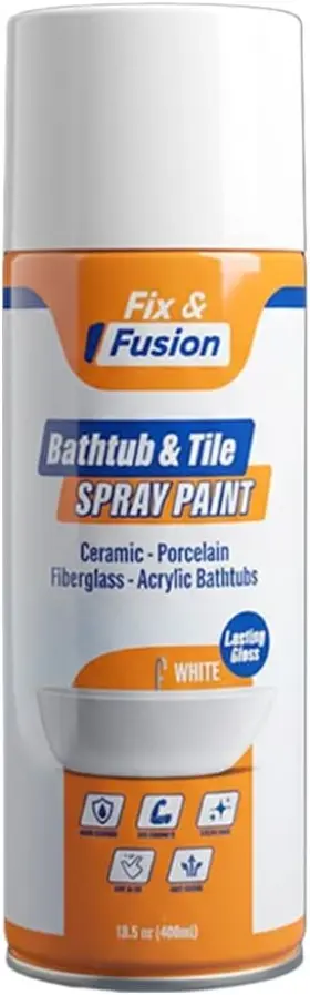 Anadolu Yapi Kimya Metal Ve Av Malz. San. Tic. Ltd. Sti. F&f Tubspray 16.9x1 Fix And Fusion Bathtub Tile Spray Paint Multi-surface Coating For Bathroom Ki