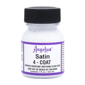 81615 Angelus Satin Finish Urethane Clear Coat Scratch Resistant 1 Oz Kitchen Craft Supply