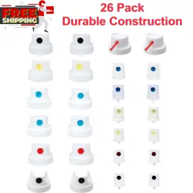 6473369 Aoqivis Universal Spray Paint Caps For Female Cans Can Nozzle 26 Pack Durable