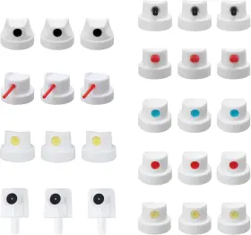 Aoqivis 711181600674 Universal Spray Paint Caps For Female Cans-spray Can Nozzle- Adapter Replacement