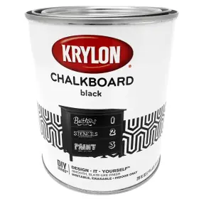 K05223000 Aosbet Krylon Chalkboard Paint Pack Of 2 29 Fl Oz Durable Writable Surface Finish