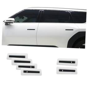 Armor Up Au 8809836840307 4 2 Practice Pcs. Cutout Clear Surround And Black Matte Doorhandle