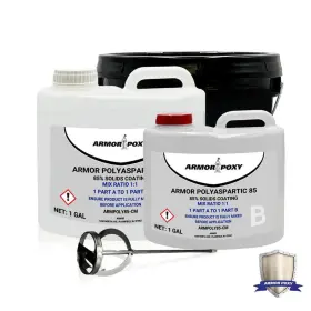 233047 Armorpoxy 2 Gal. Clear Gloss Part Epoxy Polyaspartic Interior/exterior Concrete And