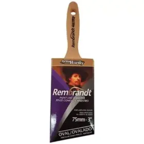 Arroworthy 740962306719 Rembrandt 2-1/2 Inch W Semi-oval Paint Brush