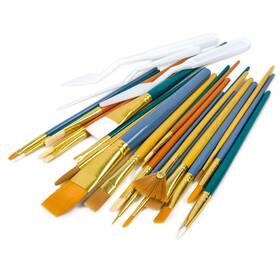 Artists Loft 10503498 25 Piece Super Value Brush Set By - Ideal For Varnishing Sta Inch