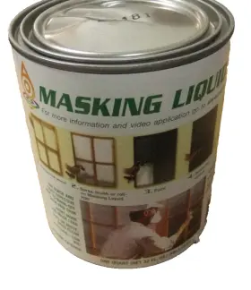 80-400-4 Associated Paint Clear Masking Liquid H2o 1 Quart