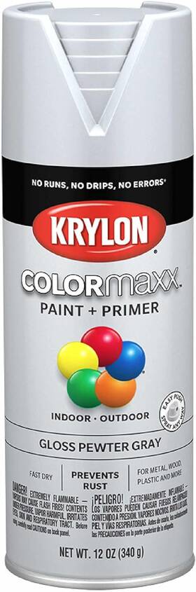 Auto Extra 5531 Krylon K05531007 Colormaxx Spray Paint And Primer For Indoor/outdoor Use Gloss