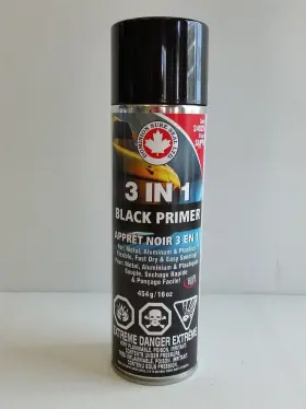 24025 Auto Paint Pro Inc. 3 In 1 Black 16oz. Spray Primer Automotive Car Restoration 24025 Auto Paint Pro Inc. 3 In 1 Black 16oz. Spray Primer Automotive Car Restoration