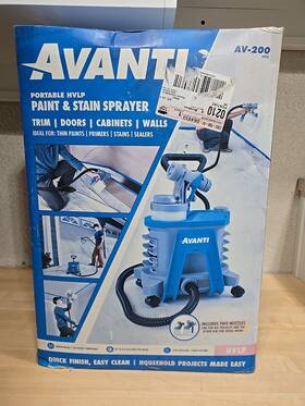 Avanti 64993-avanti Portable 2 Stage Hvlp Paint / Stain Sprayer Guns Included New