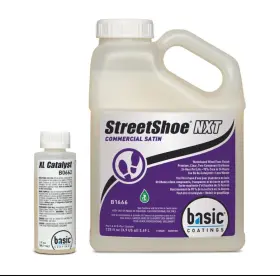 Basic Coatings 731648002360 Streetshoe Waterbased Wood Floor Finish Commercial Super Matte