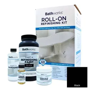 Bwns-11 Bathworks 22 Oz. Diy Bathtub Refinishing Kit With Slip Guard In Black