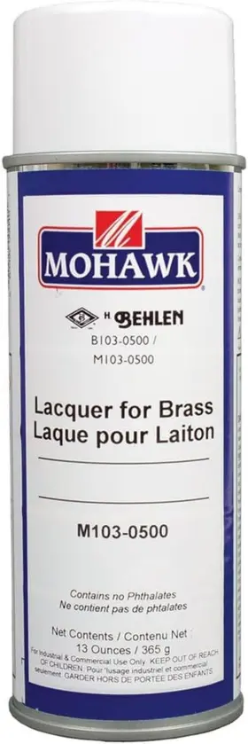 M103-0500 Behlen 445014763719 Mohawk Lacquer For Brass - Gloss