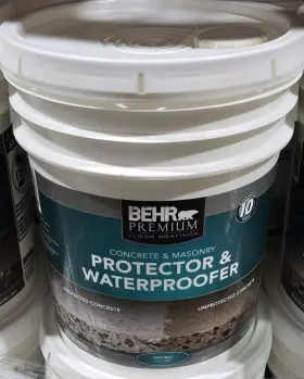 Behr 082474980057 Premium 5 Gal. Natural Protector Waterproofer Masonry Concrete Patio Drivew