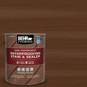 Behr 5129 1 Gal. Chocolate Semi-transparent Exterior Wood Stain And Sealer
