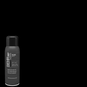 B002144 Behr Premium Black Matte Interior/exterior Spray Paint And Primer In One - 12 Oz