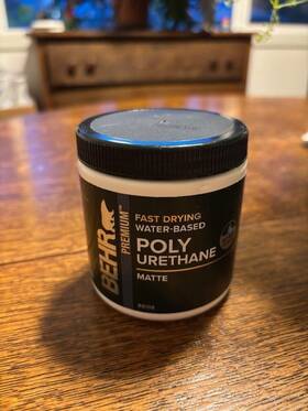Behr B8106 8 Oz. Clear Fast Drying Water-based Interior Polyurethane Matte