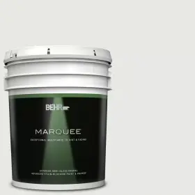 Ppl-55 Behr Marquee 313097519530 5 Gal. #ppl-55 Coastal Fog Semi-gloss Enamel Exterior Paint And Primer