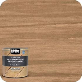 Behr Premium 445031753786 1 Quart Clear Transparent Waterproofing Exterior Wood Finish