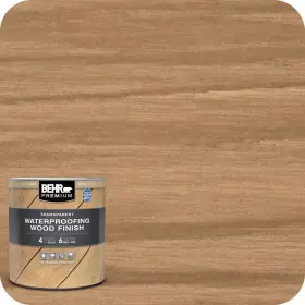 Behr Premium 445031753786 1 Quart Clear Transparent Waterproofing Exterior Wood Finish