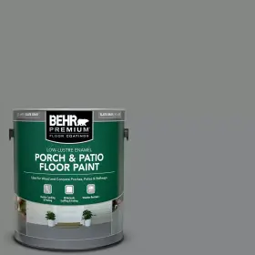 669501 Behr Premium 1 Gal Slate Gray Low-lustre Enamel Interior/exterior Porch And Patio Floor Paint