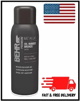 Sp-201 Behr Premium 726084706859 11 Oz. #sp-201 Oil Rubbed Bronze Satin Interior/exterior Metallic Spray Paint Ae