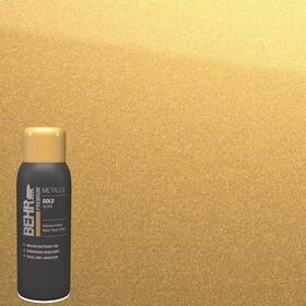 Behr Premium 744110938012 11 Oz. Gold Gloss Interior/exterior Metallic Spray Paint
