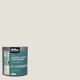 Ppu18-08 Behr Premium 752004 1 Quart #ppu18-08 Painters White Satin Enamel Interior/exterior Cabinet Door And