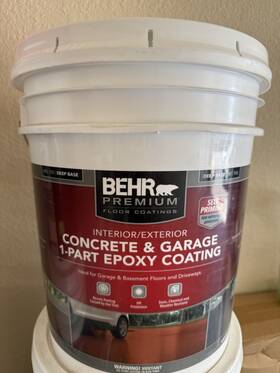 Behr Premium 93005 5 Gal. Deep Base Self-priming 1 Part Epoxy Int/ext Concrete And Garage