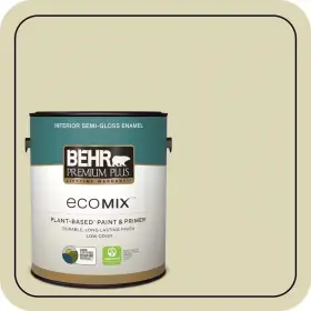 Behr Premium Plus 313037344345 Springday Semi Gloss Enamel Plant Based Interior Paint Primer