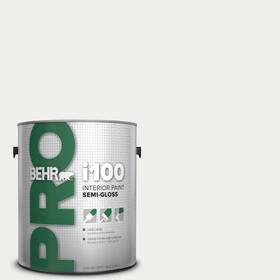 Behr Pro 313092337382 1 Gal. I100 White Base Semi-gloss Interior Paint